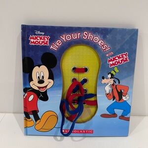 Mickey mouse tie your shoes book